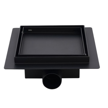 КВАДРАТНЫЙ ЛИНЕЙНЫЙ СТОП DL06 FIX G1 ЧЕРНЫЙ 15x15 СМ