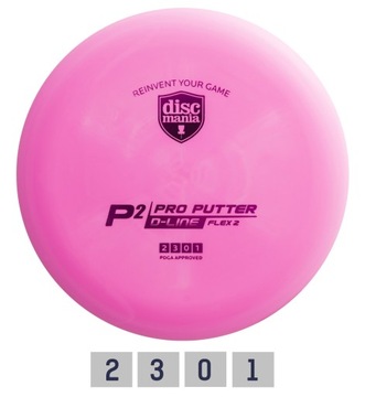 Discgolf DISCMANIA Putter D-LINE P2 FLEX 2-P