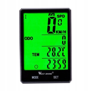 Podświetlany komputer rowerowy GPS Bezprzewodowy