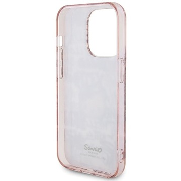 Чехол Hello Kitty IML Tags Graffiti для iPhone 14 Pro Max — розовый