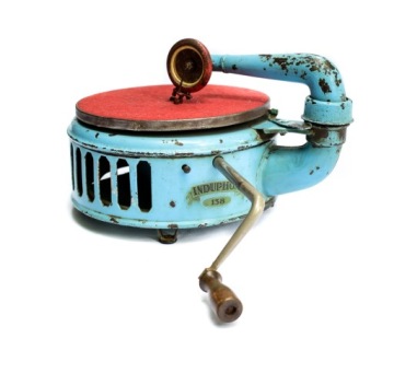 Детский проигрыватель Induphon синий Disney album