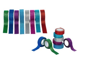 ЛЕНТА ДЕКОРАТИВНАЯ ГЛЯНЦЕВАЯ 1,5СМ Х 5М ASTRA BLUE