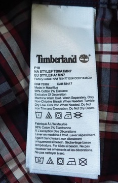 TIMBERLAND_koszula w kratkę_Slim Fit_M