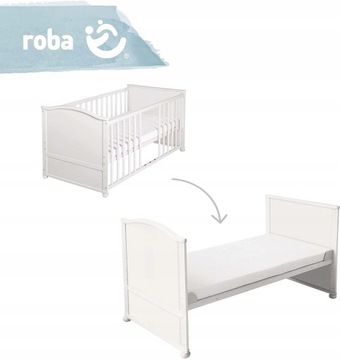 ROBA KOMBI Кровать Адам и Сова 140х70см белый