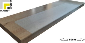 Прозрачные накладки на СТЕКЛЯННУЮ лестницу 30х60см