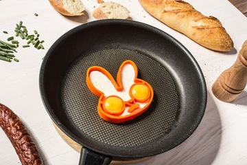 Силиконовая форма для яиц - кролик