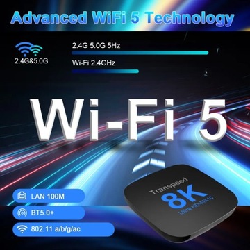 SMART TV BOX 128 ГБ H96 MAX 8K 4K WIFI BLUETOOTH 5.0 OTA-ДЕКОДЕР Android 13