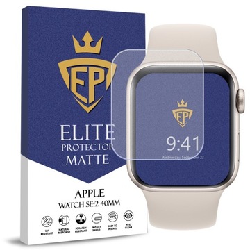 FOLIA MATOWA DO APPLE WATCH SE 2 40MM HYDROŻELOWA BRAK ODCISKÓW 4w1