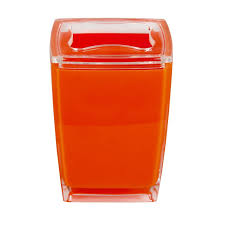 Kubek łazienkowy na szczoteczki Kati Orange