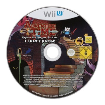 Время приключений: Исследуй подземелье, потому что я не знаю! | Wii Ю | УНИКАЛЬНЫЙ