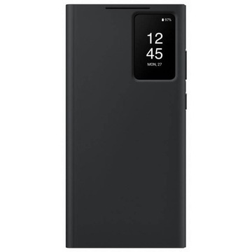 ЧЕХОЛ SAMSUNG S23 ULTRA SMART CLEAR VIEW COVER ЧЕРНЫЙ - ОРИГИНАЛ