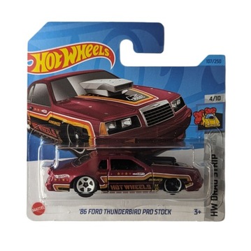 HOT WHEELS AUTKO Blister ReSoRak '86 FORD Thunderbird Pro Stock HKK03