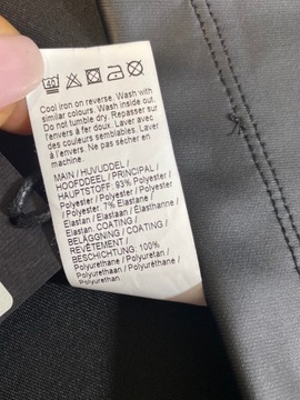 Czarne skórzane spodnie legginsy RIVER ISLAND XXL 44