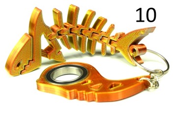 Keyspinner Keyrambit + Rekinek TikTok Key -KOLORY brelok