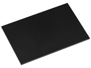 ПЛЕКС оргстекло, ЧЕРНЫЙ МАТОВЫЙ, 3 ММ, нарезанный по размеру, стандартные форматы