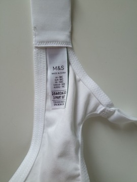 Śliczny biustonosz M&S 0322 UK 38C EUR 85C 72% cotton