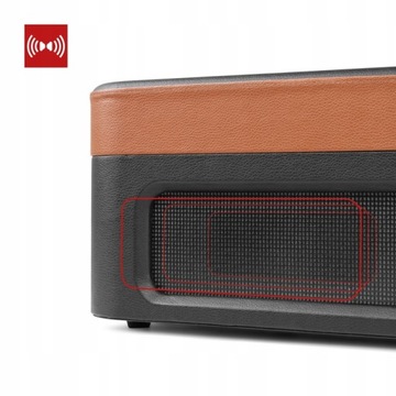 Ретро-проигрыватель в чемодане с bluetooth-колонками и картриджем AUDIO TECHNICA