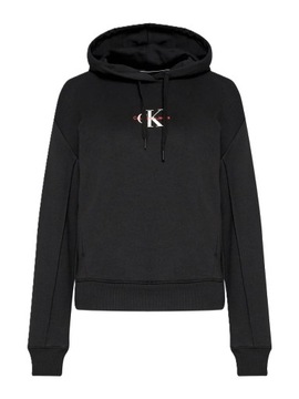 CALVIN KLEIN SWEATSHIRT - BLUZA CZARNA DAMSKA L