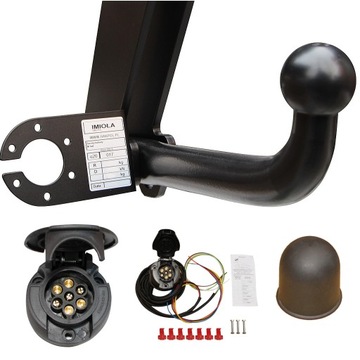 Hak Holowniczy Toyota Auris E15 3/5 drzwi 2006-2012 + wiązka 7 pin