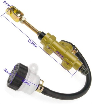 Главный тормозной цилиндр заднего тормоза мотоцикла Задний ножной тормоз