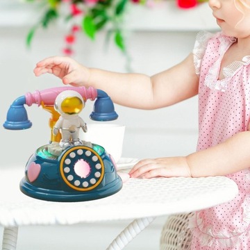 Мультяшная игрушка-телефон астронавта для детей, ролевая игра по телефону, темно-зеленый