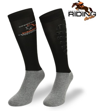 Носки для верховой езды с силиконом SPJT - микрофибра.