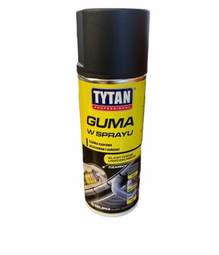 TYTAN GUMA W SPRAYU CZARNA DO SZYBKICH NAPRAW 0,4L