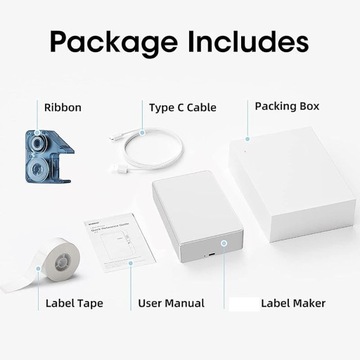 Портативный ручной термопринтер для этикеток, интеллектуальная машина