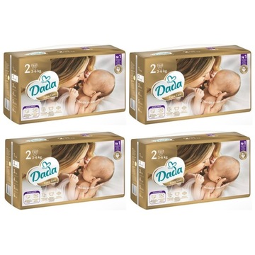 Подгузники Dada 2 Extra Care, памперсы, 3-6 кг, 176 шт.