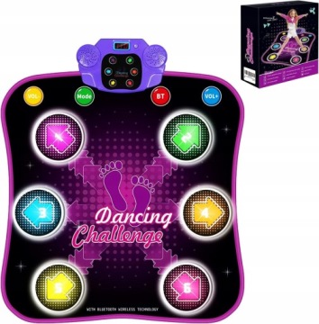 ТАНЦЕВАЛЬНЫЙ КОВРИК МУЗЫКАЛЬНАЯ ИГРА 5MODE 6LED BT