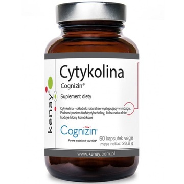 Kenay Cytykolina 60vegcaps SKŁADNIK MÓZGU PAMIĘĆ