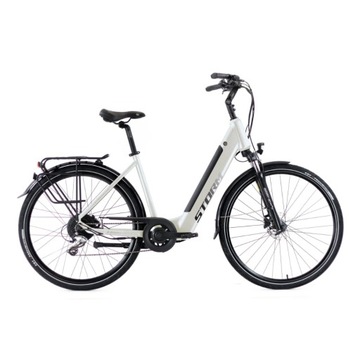 Rower elektryczny Storm E-Diamond 1.0 Lady Deep biały M-17