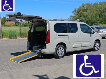 Opel Combo E Kombivan 1.5 Diesel 131KM 2021 Opel Combo PFRON Automat Do przewozu osoby niepełnosprawnej wózek Inwalida