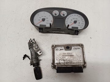 AUDI A3 8L 96-03 1.9TDI ZESTAW STARTOWY LICZNIK STEROWNIK STACYJKA IMMO