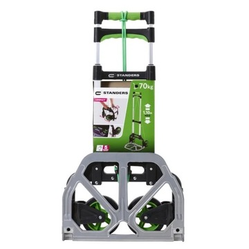 Wózek transportowy składany max. 70 kg aluminiowy