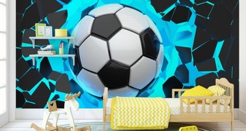 3D спортивные обои, футбол в стене 210x315