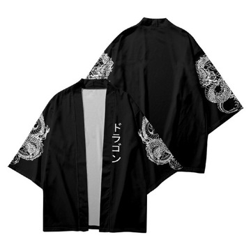 męska kimono cosplay Anime ukiyo-e kardigan Cape Retro B375-6