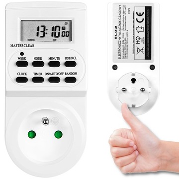 PROGRAMATOR CZASOWY CYFROWY LCD WYŁĄCZNIK DOBOWY