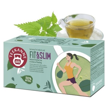FIT&SLIM TEEKANNE herbata funkcjonalna ZIOŁOWA na odchudzanie 20 TOREBEK