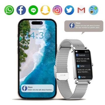 SMARTWATCH SMARTBAND SPORTS PRO PULS SPORT ЖЕНСКИЙ FIT SMS BAND