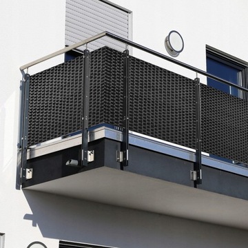 OSŁONA BALKONOWA TARASOWA NA BALKON PŁOT TARAS RATTANOWA MATA RATAN 5m
