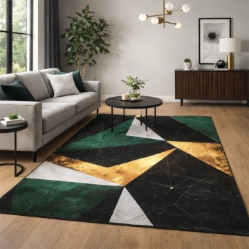 Ковер NOVO 160x220 противоскользящий мягкий шелковистый современная гостиная