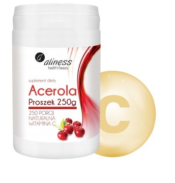 Aliness ACEROLA 250g PROSZEK Naturalna Witamina C