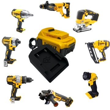 Адаптер P4U для аккумулятора DeWalt 12 В, 18 В, 20 В, 54 В, 60 В