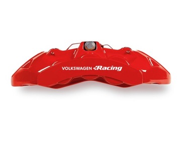 Naklejki na zaciski hamulce VW Racing 10 cm 4 szt.