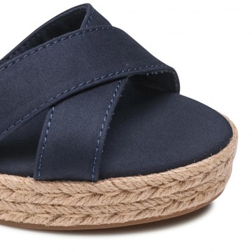 BUTY NA KOTURNIE TOMMY HILFIGER DAMSKIE SANDAŁY 37