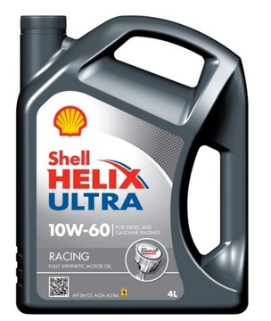 Olej syntetyczny Shell Helix Racing 4 l 10W-60