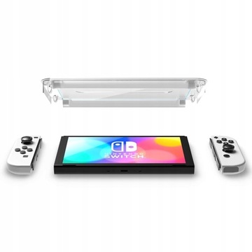 Закаленное стекло Spigen для Nintendo Switch Oled