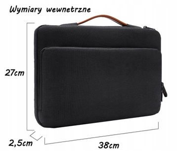 ETUI POKROWIEC DO LAPTOPÓW 15 16 CALI TORBA DENIM