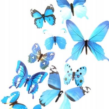Mieszane rozmiary Naklejki ścienne z motylami